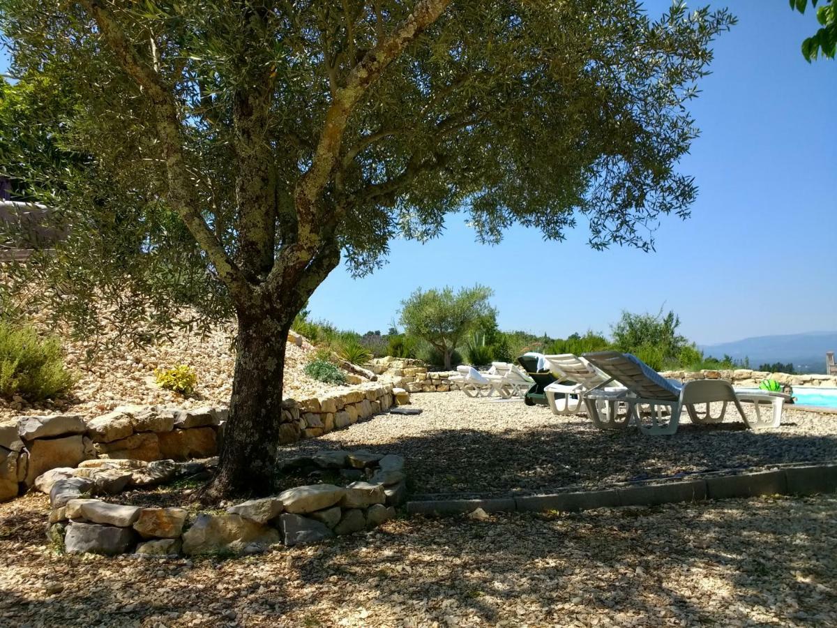 Les Agaves Piscine Panoramique Vue Exceptionnelle Panzió Grospierres Kültér fotó